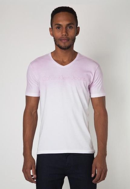 Camiseta Calvin Klein CKJ Jeans Basic Rosa - Marca Calvin Klein Jeans