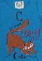 Camiseta Colcci Kids Manga Curta Menina Azul - Marca Colcci Kids