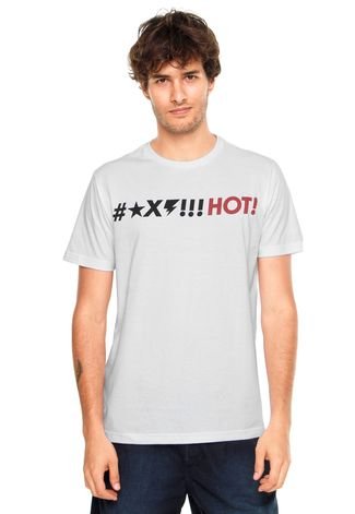 Camiseta Independent Fuck Hot Branca