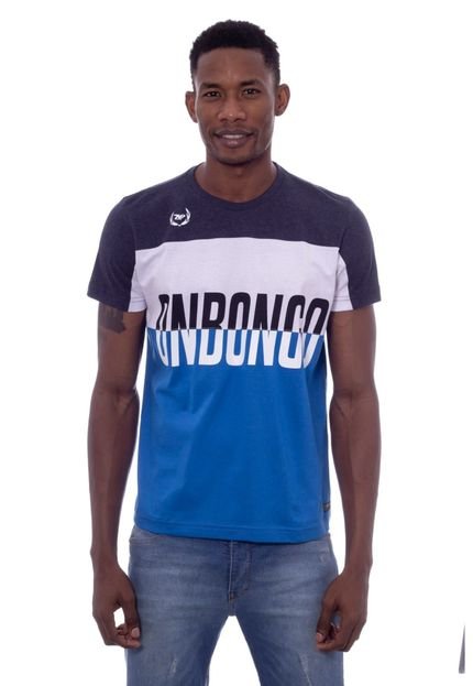 Camiseta Onbongo Especial Colors Azul Mescla - Marca Onbongo