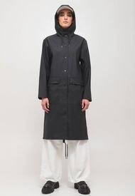 Impermeable  Topshop Negro - Calce Regular
