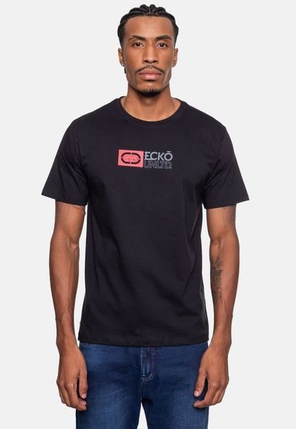 Camiseta Ecko Estampada Preta - Marca Ecko