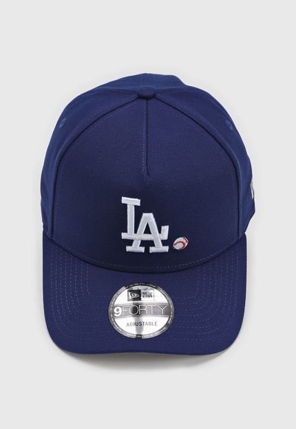 Boné Aberto New Era 940 Los Angeles Dodgers MLB Aba Curva Azul - Marca New Era