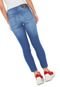 Calça Jeans Triton Skinny Cropped Estonada Azul - Marca Triton