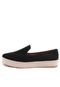 Slipper DAFITI SHOES Pesponto Preto - Marca DAFITI SHOES