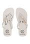 Chinelo Dumond Estampa Monograma Branco - Marca Dumond