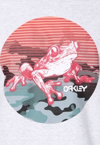 Oakley Camiseta feminina Ultra Frog B1b Rc, New Granite Heather