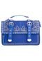 Bolsa Carteiro FiveBlu Tachinhas Azul - Marca FiveBlu