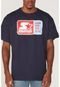 Camiseta Starter Plus Size Estampada Azul Marinho - Marca STARTER