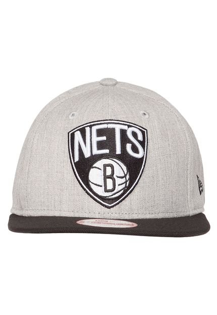 Boné New Era Brooklyn Nets Cinza - Marca New Era