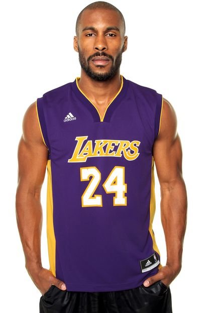 Regata adidas Originals NBA Lakers Roxa - Marca adidas Originals