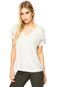 Blusa Tantan Recortes Off-White - Marca Tantan