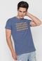 Camiseta Osklen Rough Long Wave Azul - Marca Osklen