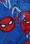 Jogo de Cama 3Pçs Solteiro 1,40 m x 2,20 m Lepper Marvel Spider Man Azul - Marca Lepper