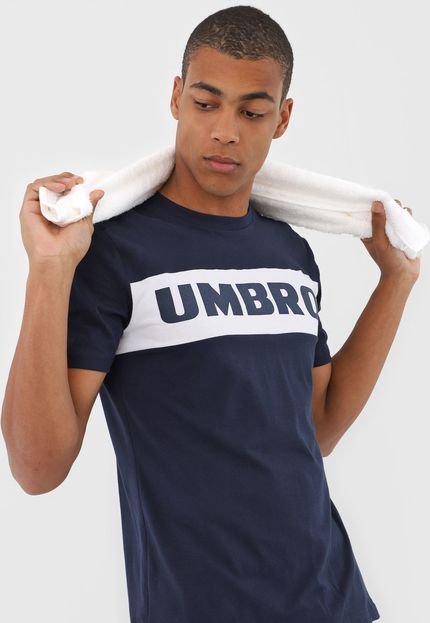 Camiseta Umbro Letter Azul-Marinho - Marca Umbro