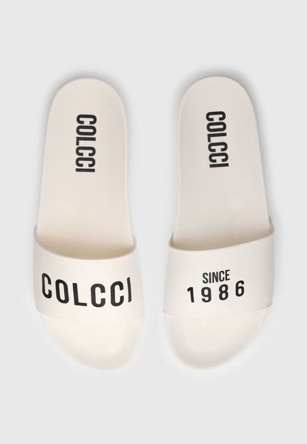 Chinelo Slide Colcci Off-White - Marca Colcci