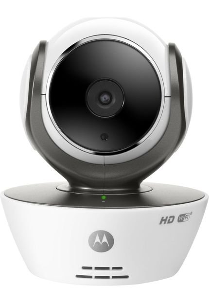 Câmera de vídeo Wi-Fi motorizada Motorola FOCUS85 c/ visão noturna  Branco - Marca Motorola
