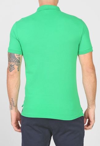 Camisa Polo Polo Ralph Lauren Slim Logo Verde