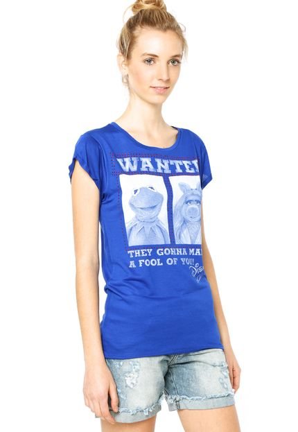 Camiseta Colcci Muppets Azul - Marca Colcci