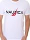 Camiseta Nautica Masculina Red Logo Graphic Branca - Marca Nautica