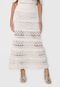 Saia Tricot Le Lis Blanc Deux Midi Zi Lurex Off-White - Marca LE LIS