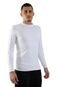 Camisa Térmica 4 Estações Blusa Manga Longa Fechada Frio Proteção UV50 Branco - Marca 4 Estações