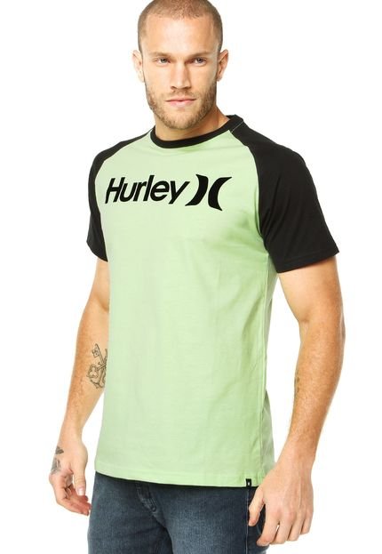 Camiseta Hurley Especial One&Only Raglan Verde - Marca Hurley