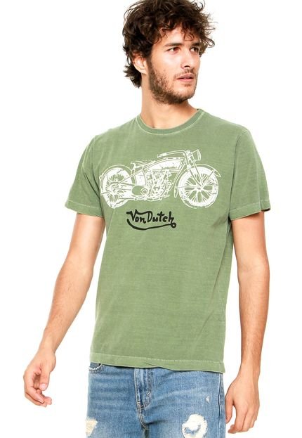 Camiseta Von Dutch Signature Verde - Marca Von Dutch 