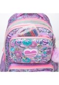 Mochila Escolar Rodinha Lancheira e Estojo Unicornio Menina - Marca Crossgear