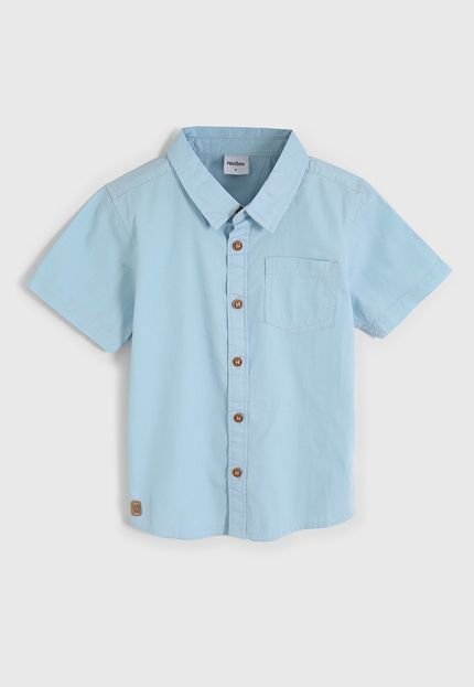 Camiseta Rovitex Infantil Bolso Azul - Marca Rovitex