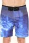 Bermuda Água Calvin Klein Underwear Reta Estampada Azul-Marinho/Verde - Marca Calvin Klein Underwear