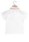 Camisa Polo Carinhoso Manga Curta Menino Branco - Marca Carinhoso