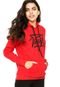 Moletom Vans Palm Brush Pullover Hoodie Vermelha - Marca Vans