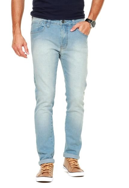 Calça Jeans Colcci Pespontos Slim Azul - Marca Colcci