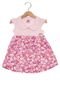 Vestido Polegar Kids Floral Infantil Rosa - Marca Polegar Kids