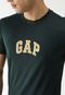 Camiseta GAP Reta Logo Verde - Marca GAP