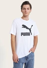 Polera Puma Classics Logo Tee Blanco - Calce Regular