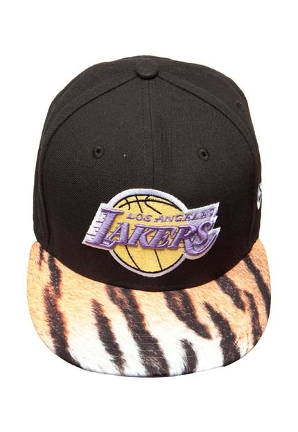 Boné New Era 5950 Project V Real Tiger Los Angeles Lakers Preto - Marca New Era