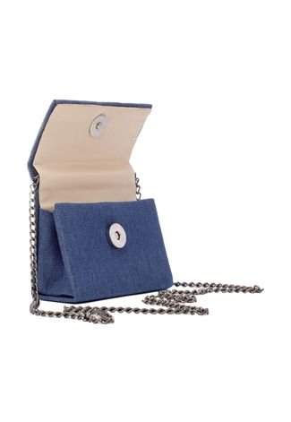 Bolsa Infantil Mini Bag Blogueirinha Menina Funfy  Glitter  Azul