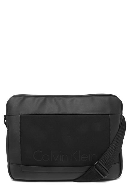 Pasta Calvin Klein Jeans Logo Preta - Marca Calvin Klein