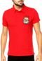 Camisa Polo Ed Hardy Vermelha - Marca Ed Hardy