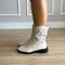 Bota Grazy Off White - Damannu Shoes - Salto Baixo 3cm Off-white - Marca Damannu Shoes