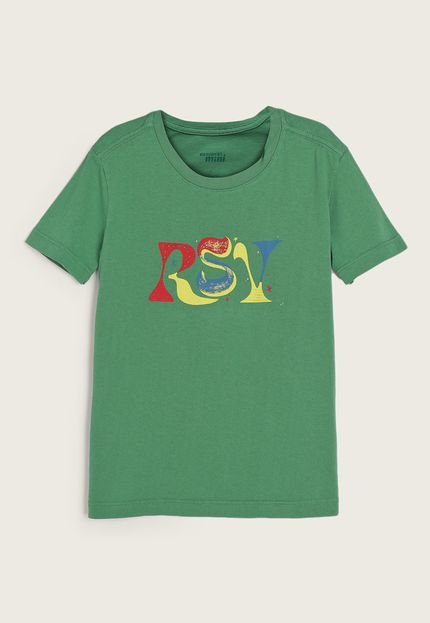 Camiseta Infantil Reserva Mini Logo Verde - Marca Reserva Mini