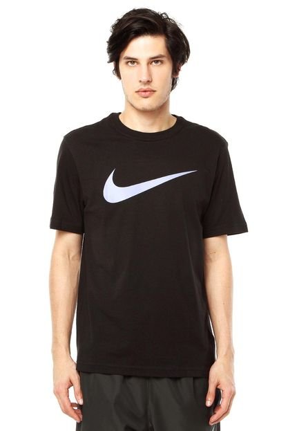 Camiseta Nike Sportswear Tee-Emea Chest Swoosh Preta - Marca Nike Sportswear