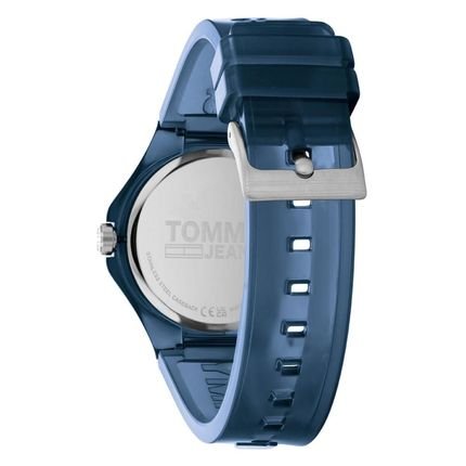 Relógio Tommy Jeans Masculino Borracha Azul 1720028 - Marca Tommy Hilfiger