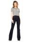 Camiseta Cropped Calvin Klein Jeans New York Cinza - Marca Calvin Klein Jeans