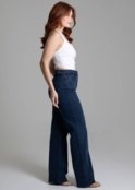 Calça Jeans Sawary Wide Leg - 278046 - Azul - Sawary - Marca Sawary