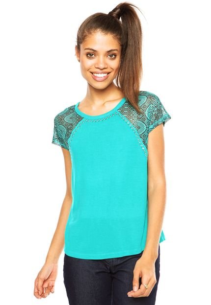 Blusa Sofie Abstrata Verde - Marca Sofie