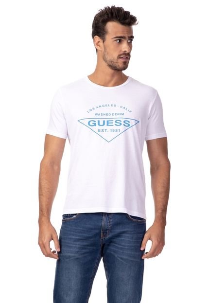 T-Shirt Regular Los Angeles California Guess - Marca Guess