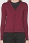 Cardigan Tricot 2ND Floor Basic Vinho - Marca 2ND Floor